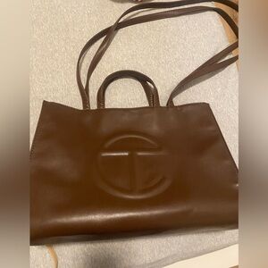 🌟 Selling Telfar Large Shopping Bag | Brown | 9/10 Condition 🌟